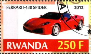 Stamp, Ferrari F430 Spider, Cinderellas,  , Cars