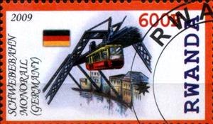 Stamp, Schwebebahn Monorail, Cinderellas,  