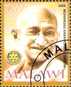 Stamp, Mohandas Karamchand Gandhi, Cinderellas,  