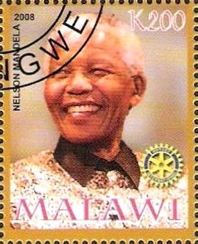 Stamp, Nelson Mandela, Cinderellas,  , Antiracism