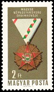Stamp, Order of Merit, Hungary,  , Medals and Marks of Honour