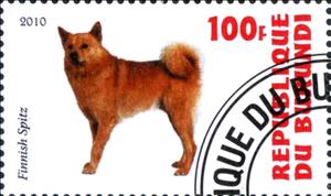 Stamp, Finnish Spitz, Cinderellas,  , Dogs