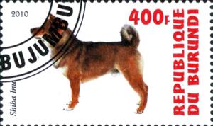 Stamp, Shiba Inu, Cinderellas,  , Dogs