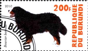 Stamp, Bouvier Bernois, Cinderellas,  , Dogs