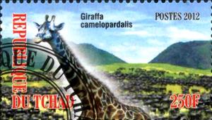 Stamp, Giraffa camelopardalis, Cinderellas,  