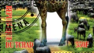Stamp, Giraffa camelopardalis, Cinderellas,  