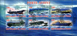 Mini Sheet, Porte-Avions, Cinderellas,  , Ships