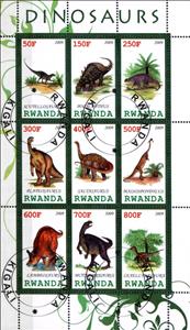 Mini Sheet, Dinosaurs, Cinderellas,  , Dinosaurs