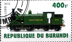 Stamp, SR Ex-LSWR, Cinderellas,  , Locomotives, Railways, Steam Traction, Transport