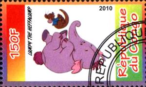Stamp, Lumpy the Heffalump, Cinderellas,  , Cartoons