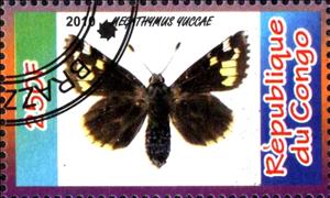 Stamp, Megathymus Yuccae, Cinderellas,  , Butterflies