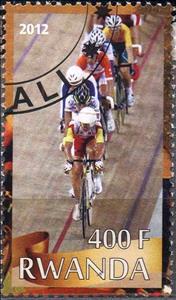 Stamp, Track Cycling, Cinderellas,  , Cycling