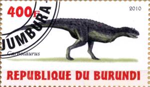 Stamp, Carnotaurus, Cinderellas,  , Dinosaurs
