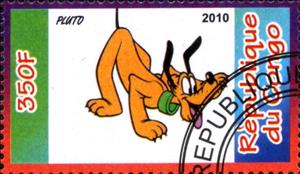Stamp, Pluto, Cinderellas,  , Cartoons