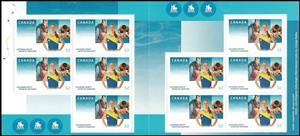 Booklet Pane, Lifesaving Society 1908-2008, Canada,  
