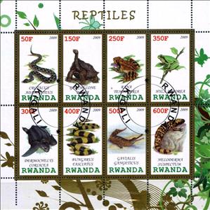 Mini Sheet, Reptiles, Cinderellas,  