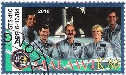 Stamp, Sts-41c, Cinderellas,  