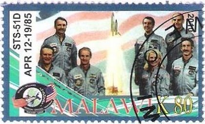 Stamp, Sts-51d, Cinderellas,  