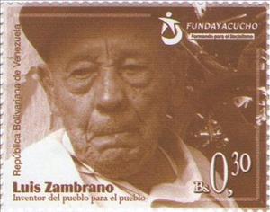 Stamp, Luis Zambrano, Venezuela,  