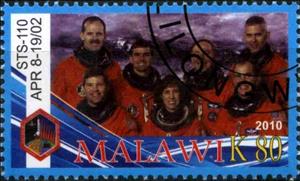 Stamp, Sts-110, Cinderellas,  , Astronauts