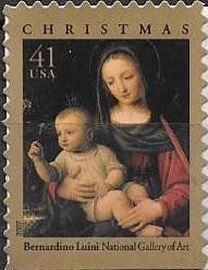 Christmas, Madona of the Carnation, B. Luini