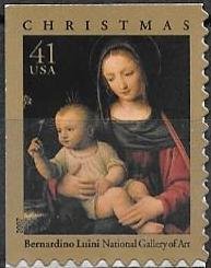Christmas, Madona of the Carnation, B. Luini