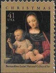 Christmas, Madona of the Carnation, B. Luini