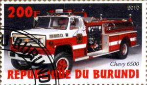 Stamp, Chevy 6500, Cinderellas,  , Cars