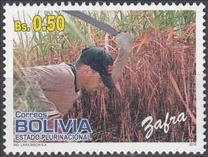 Stamp, Farming, Bolivia,  , Agriculture