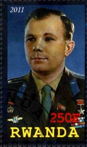 Stamp, Yuri Gagarin, Cinderellas,  , People
