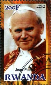 Stamp, Pape Jean-Paul II, Cinderellas,  , People, Popes