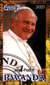 Stamp, Pape Jean-Paul II, Cinderellas,  , People, Popes