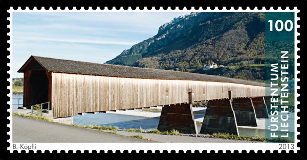 Old Rhine Bridge between Vaduz and Sevelen