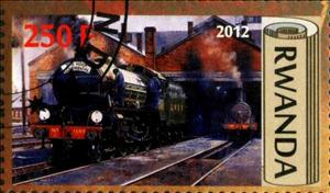 Stamp, Steam Locomotives, Cinderellas,  , Locomotives, Railways, Steam Traction