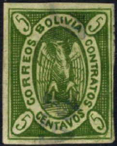 Stamp, Andean Condor (Vultur gryphus), Bolivia,  