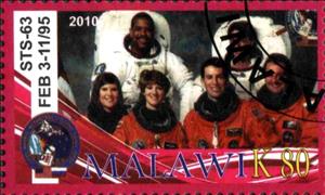 Stamp, Sts-63, Cinderellas,  , Astronauts