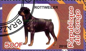 Stamp, Rottweiler, Cinderellas,  , Dogs