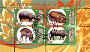 Mini Sheet, Artiodactyles I, Cinderellas,  