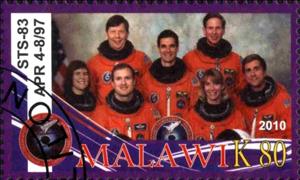 Stamp, Sts-83, Cinderellas,  , Astronauts