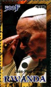 Stamp, Pape Jean-Paul II, Cinderellas,  , People, Popes