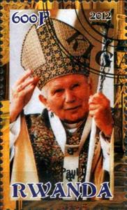 Stamp, Pape Jean-Paul II, Cinderellas,  , People, Popes