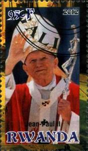 Stamp, Pape Jean-Paul II, Cinderellas,  , People, Popes