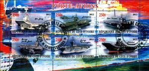 Mini Sheet, Porte-Avions, Cinderellas,  , Ships