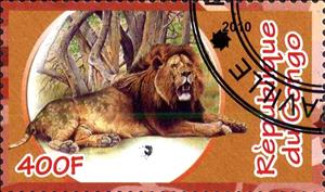 Stamp, Animals, Cinderellas,  , Cats