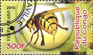 Stamp, Insects, Cinderellas,  , Animals (Fauna), Insects