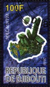 Stamp, Malachite, Cinderellas,  , Minerals
