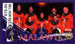 Stamp, Sts-95, Cinderellas,  , Astronauts
