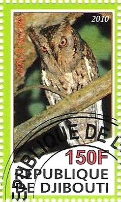 Stamp, Otus Scops, Cinderellas,  