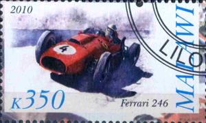 Stamp, Ferrari 246, Cinderellas,  , Cars