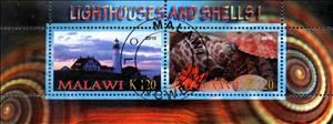 Mini Sheet, Lighthouse and Shellsi, Cinderellas,  